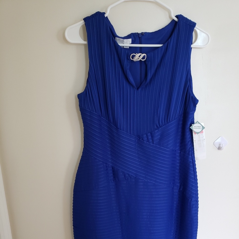 Royal blue dress